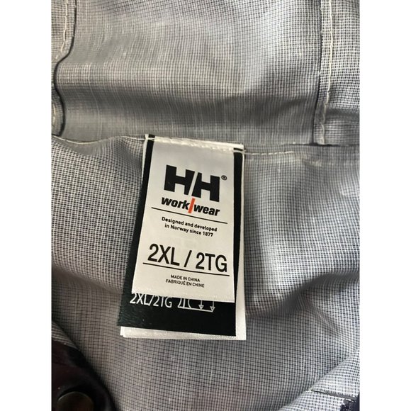 Helly Hansen Workwear Men's Hooded Rain Coat Snap Closure - 2XL - Picture 8 of 13